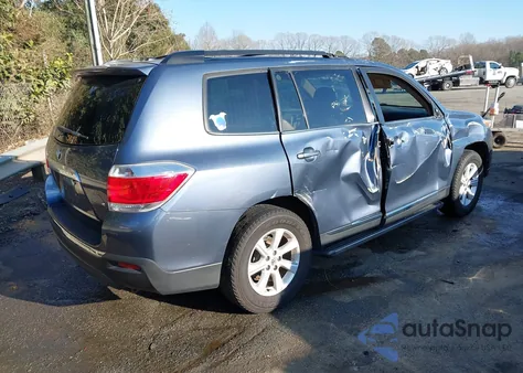 2012 Toyota Highlander Se V6 from USA, damaged, VIN 5TDZK3EH8CS089514